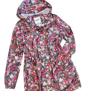 Joules Right As‎ Rain Go Lightly Packable Rain Coat Waterproof Breathable Size 4